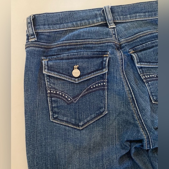 WHBM SLIM CROP JEANS size 0 - Picture 3 of 4